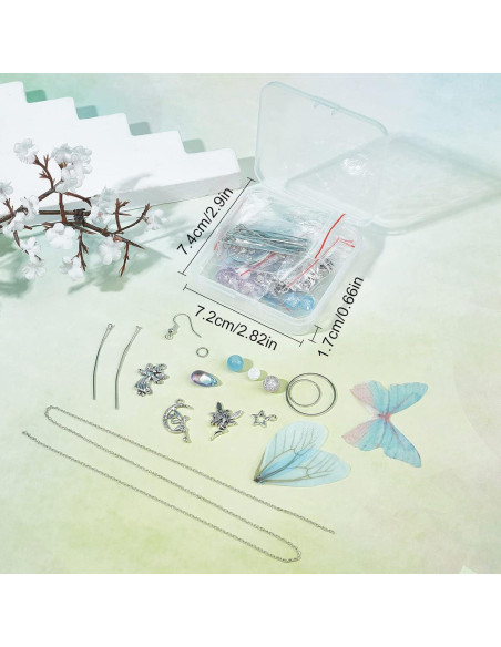 Kit de Fabricación de Joyería SUNNYCLUE 10 Pares Pendientes Mariposa