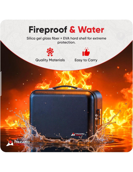 Bolsa de Documentos a Prueba de Fuego HAZARD HERO 12 Capas