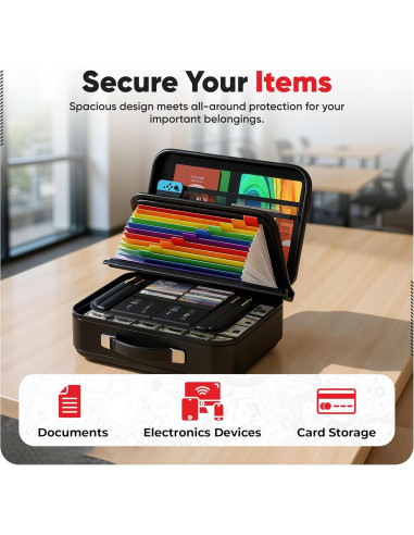 Bolsa de Documentos a Prueba de Fuego HAZARD HERO 12 Capas