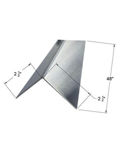 Protector de Esquinas Acero Inoxidable Epic QT 48cm 16ga