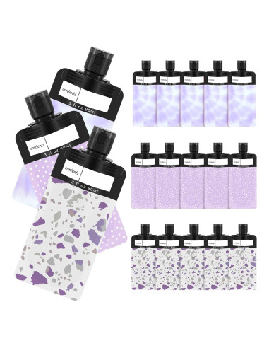 18 Bolsas de Viaje para Líquidos ANNGO 90 ml Aprobadas TSA