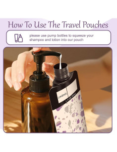 18 Bolsas de Viaje para Líquidos ANNGO 90 ml Aprobadas TSA 2