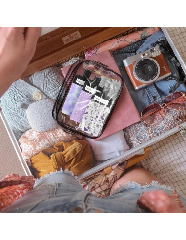 18 Bolsas de Viaje para Líquidos ANNGO 90 ml Aprobadas TSA