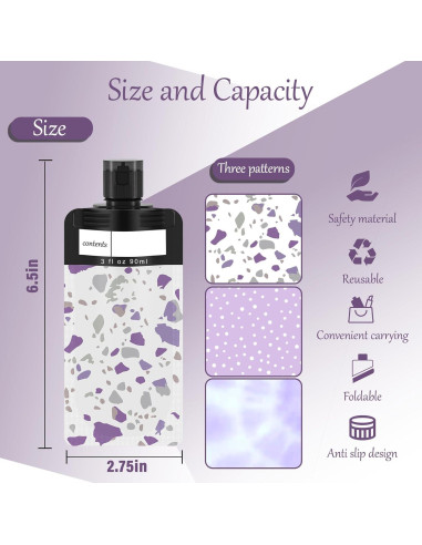 18 Bolsas de Viaje para Líquidos ANNGO 90 ml Aprobadas TSA