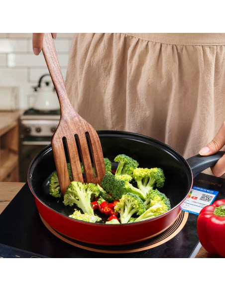 Juego de Utensilios de Cocina de Madera U-Diya 2 Piezas Juego de Utensilios de Cocina de Madera U-Diya 2 Piezas