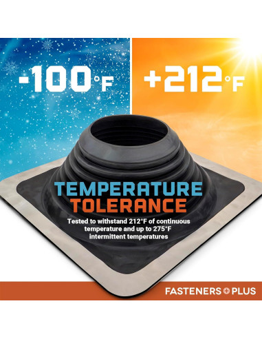 Bota de Sellado de Tubería de Techo EPDM ST Fastening 1/4" a 7 cm