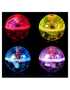 Pelotas Interactivas para Gatos Frienda - 4 Piezas con Luz LED
