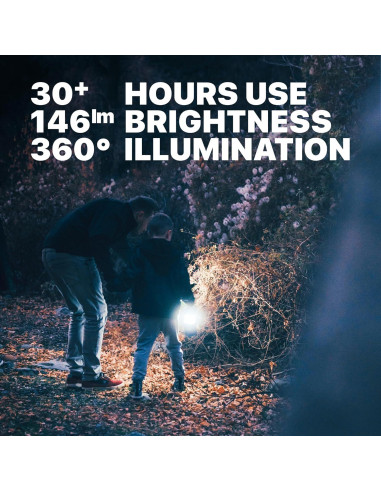 Linterna de Camping LED MalloMe Paquete de 4 Multicolor 146 Lúmenes