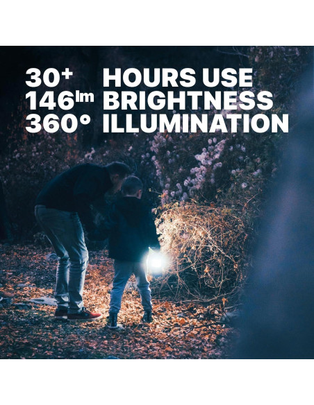 Linterna de Camping LED MalloMe Paquete de 4 Multicolor 146 Lúmenes