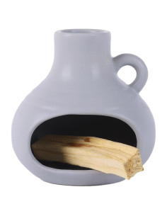 Soporte para Palo Santo y Salvia Cerámica Suruim Gris