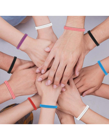 Juego de Pulseras Trenzadas Aospkle 6 Piezas Unisex Ajustables Juego de Pulseras Trenzadas Aospkle 6 Piezas Unisex Ajustables