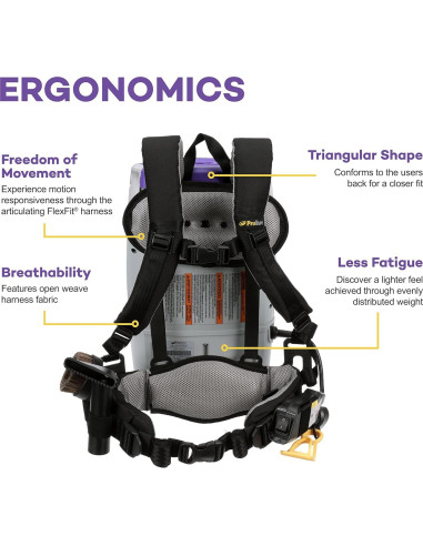 Aspiradora Comercial ProTeam Super Coach Pro 6 con Kit 2 Piezas
