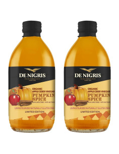 Vinagre de Sidra de Manzana Orgánico De Nigris 500ml Pack 2