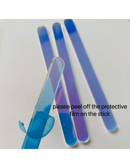 20 Palitos de Acrílico para Cake Pops Chenrui - 11.4 cm Negro