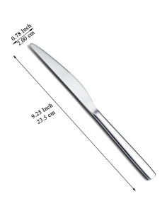Juego de cuchillos de cena Evanda 12 piezas acero inoxidable 2