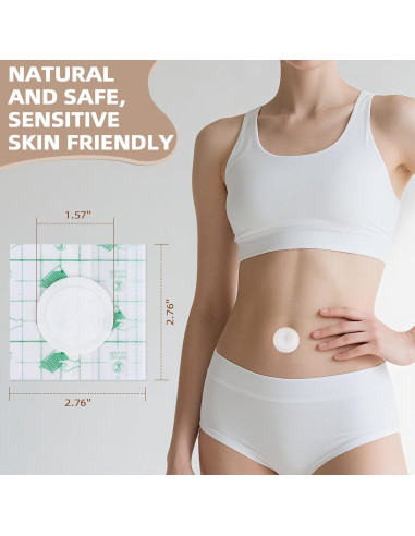 20 Parches de Aceite de Ricino Impermeables SUERAN - Silicona Médica