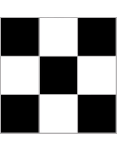 Alfombrilla de Ajedrez WE Games 50.8 cm Antideslizante Negra