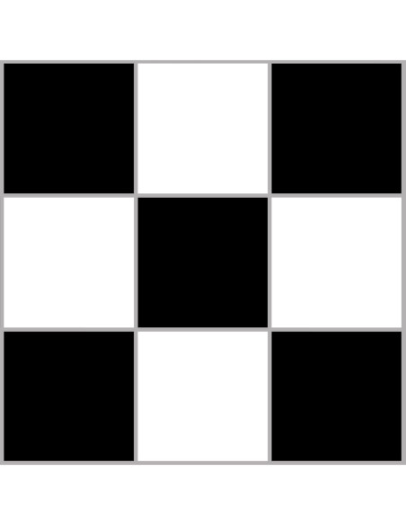 Alfombrilla de Ajedrez WE Games 50.8 cm Antideslizante Negra