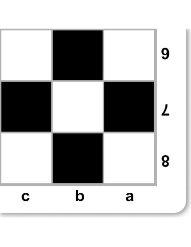 Alfombrilla de Ajedrez WE Games 50.8 cm Antideslizante Negra