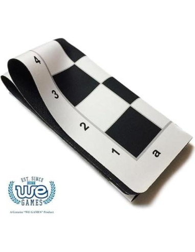Alfombrilla de Ajedrez WE Games 50.8 cm Antideslizante Negra