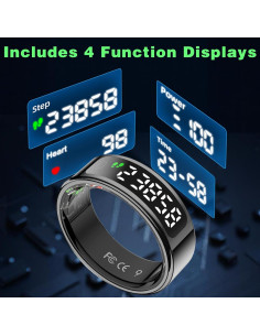 Anillo Inteligente ShenZhen R11 Negro 11 - Salud y Fitness 2