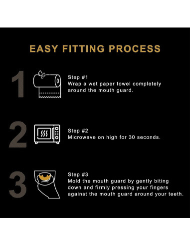 Protector Bucal Deportivo Triad Athletes Adulto Negro 2 Piezas