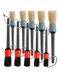 Juego de Cepillos de Detalle LANNEY - 10 Piezas para Autos