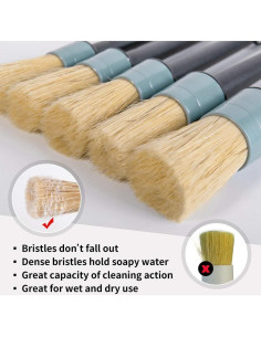 Juego de Cepillos de Detalle LANNEY - 10 Piezas para Autos 2