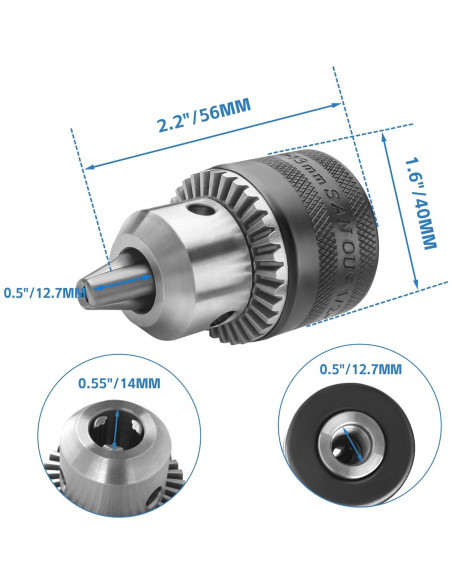Mandril de Impacto DEWALT con Conexión Rápida y Adaptadores