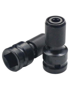 Adaptador Convertidor DCA 1/2" a 1/4" Femenino 2 Pcs