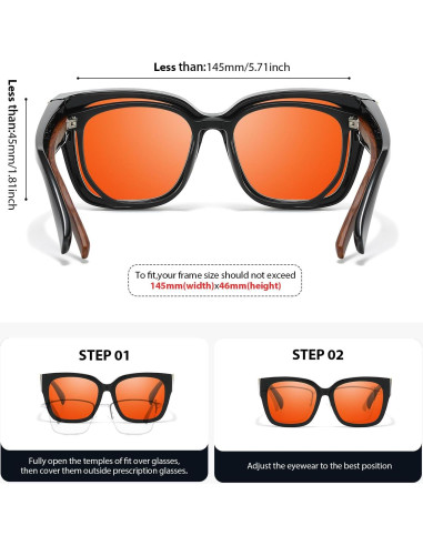 Gafas VIEWBETTER Anti Luz Azul Ámbar para Juegos - Modelo VB7511