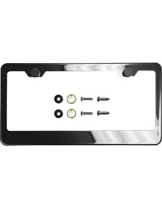 Marco de Placa de Licencia FAIPART Cromo Humo Universal 2