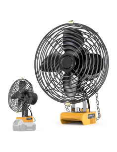 Ventilador Portátil LIVOWALNY 7" 17W Inalámbrico para Dewalt