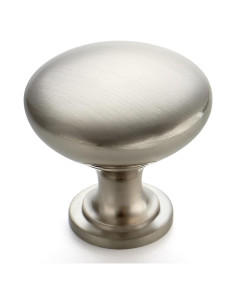 Perillas Redondas de Niquel Cepillado Ravinte - 30 Unidades