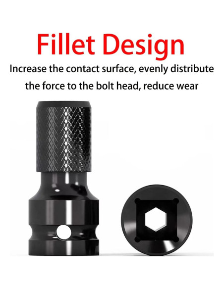 Adaptador Convertidor DCA 1/2" a 1/4" Femenino 2 Pcs