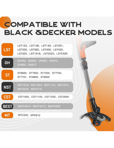 Carrete de Maleza Kousika AF-100 3 Pack 9.14m Nylon