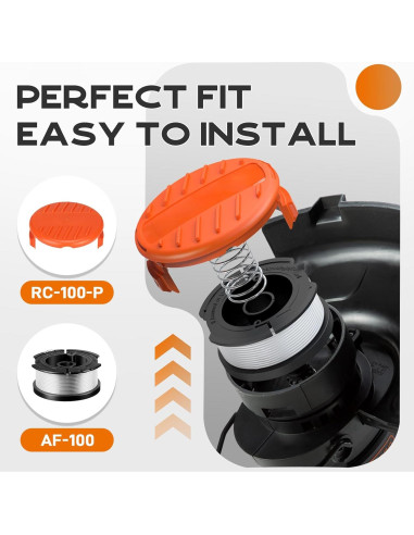 Carrete de Maleza Kousika AF-100 3 Pack 9.14m Nylon