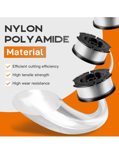 Carrete de Maleza Kousika AF-100 3 Pack 9.14m Nylon