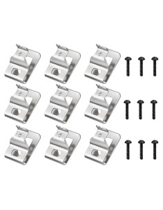 Clips de Cinturón Dewalt N268241 Acero Inoxidable 9 Piezas