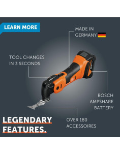 Herramienta Oscilante Inalámbrica Fein MultiMaster AMM 500 Plus AS 18V 2