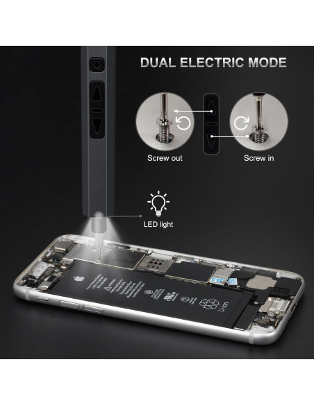 Destornillador Eléctrico STREBITO 144 Piezas Recargable