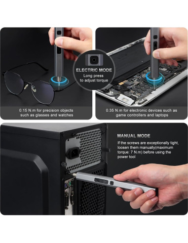 Destornillador Eléctrico STREBITO 144 Piezas Recargable