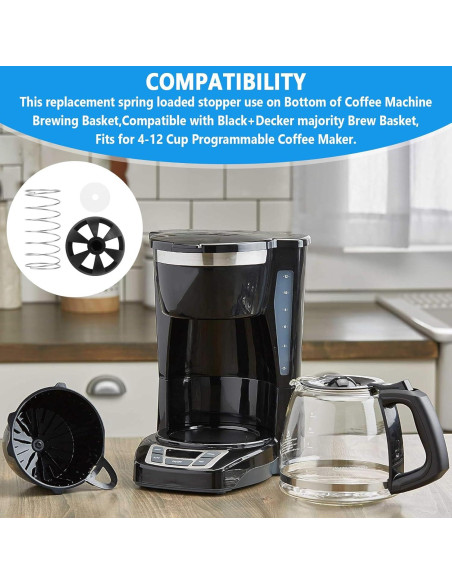 Kits de tapones de resorte GEAIN para cafetera 4-12 tazas