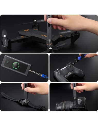 Destornillador Eléctrico STREBITO 144 Piezas Recargable