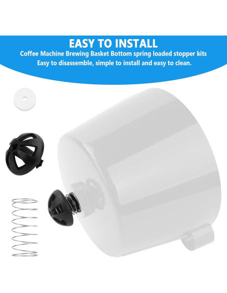 Kits de tapones de resorte GEAIN para cafetera 4-12 tazas