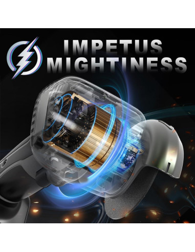 Amoladora Angular Inalámbrica ZFULVO 21V 28000rpm con Batería