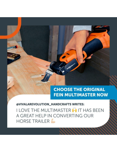 Herramienta Oscilante Inalámbrica Fein MultiMaster AMM 500 Plus AS 18V