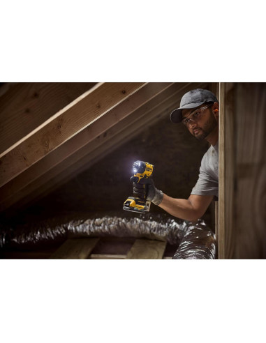 Destornillador de Impacto Hidráulico DEWALT 20V 1/4" Silencioso