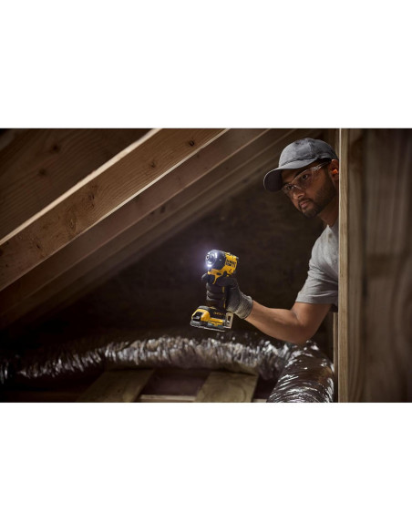 Destornillador de Impacto Hidráulico DEWALT 20V 1/4" Silencioso