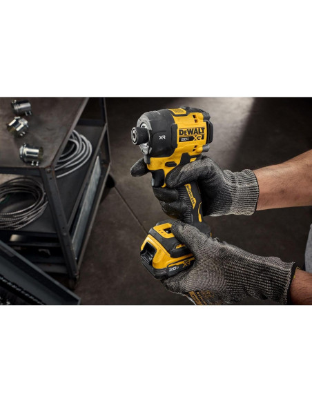 Destornillador de Impacto Hidráulico DEWALT 20V 1/4" Silencioso